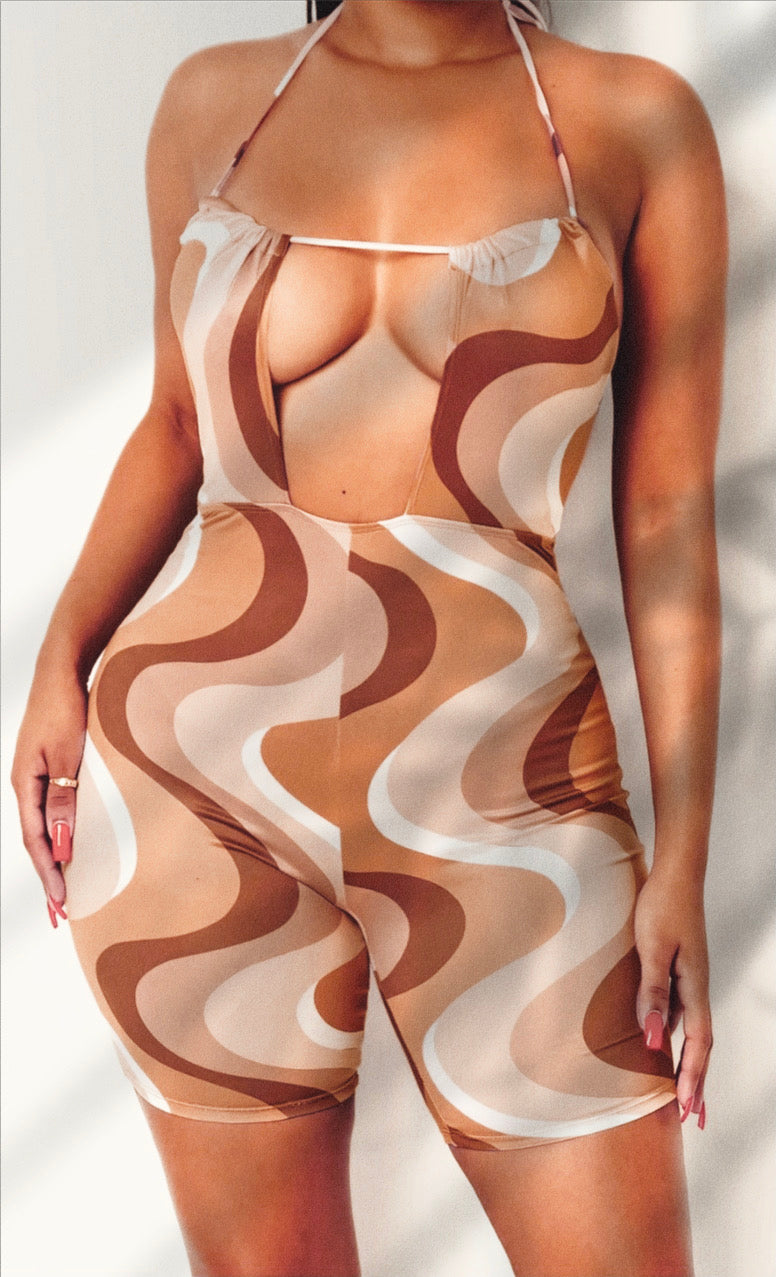 Brownin Romper